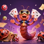 Experience debet excitement with a millipede dealer, lottery elements, and vibrant casino scene.