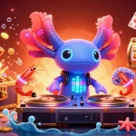 Experience vibrant gaming action with UK-friendly non GamStop bookies in a lively underwater scene.