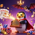 Experience thrilling fishprawncrabs gameplay with surreal scenes of winnings and excitement.