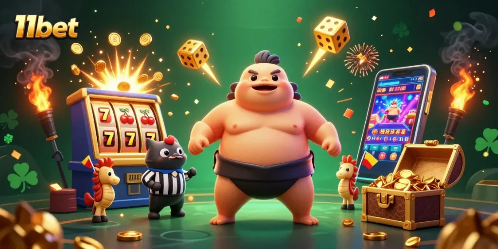 Experience the thrill of winning at 11bet with exciting games and vibrant illustrations.