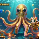 Experience thrilling gameplay at onlinegamebanca with a vibrant underwater scene featuring characters and casino elements.