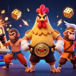 Win big with gg88's casino excitement featuring a Muay Thai rooster, Shaolin monkey, and crane master.