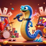 Experience thrilling slot depo 5k action with vibrant underwater casino characters and elements.