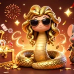 Join the excitement of gamephattai with fun slot reels and lucky 7s in a lively casino illustration.