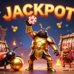 Experience excitement at 11win with a glorious jackpot moment in a thrilling casino setting.