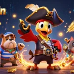 Engage in thrilling experiences at 555win with energetic pirate characters and dynamic casino elements.