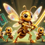 Engage in the thrilling world of FIVE88 with a vibrant 3D illustration of a samurai hornet and casino symbols.