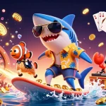 Socolive: Enjoy live football streaming with engaging characters in a vibrant casino scene.