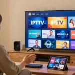 Customer enjoying a professional IPTV service in a trusted local environment.