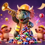 Engage with hit club's dynamic gaming atmosphere highlighted by lively characters and exciting lottery elements.